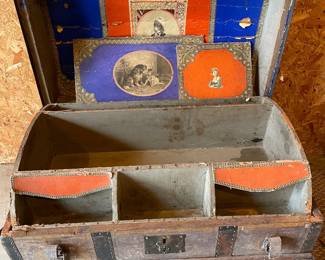 Awesome trunk brought by wagon by Judge John Wallace Sturgis