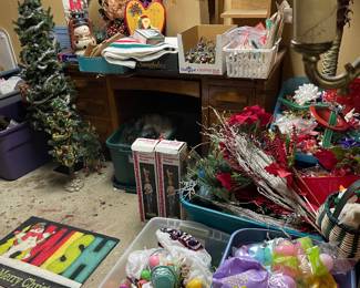 Lots of holiday decor