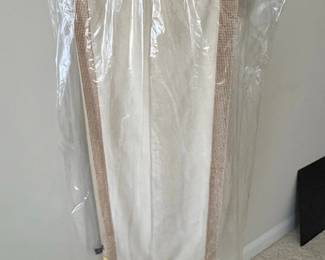 Beaded Table Runner with Rhinestone Border