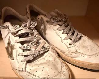 Golden Goose Deluxe Brand White Leather Ball Star Sneakers second image