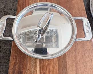 AllClad Stainless Steel Stock Pot with Lid