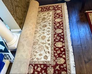 Safavieh Lyndhurst Collection Red and Ivory Floral Area Rug