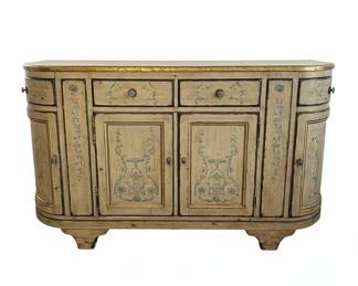Hand Painted Credenza
