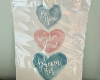 Inspirational Hearts Wall Art