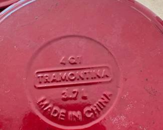 Tramontina Enameled Cast Iron Dutch Oven Qt Red second image