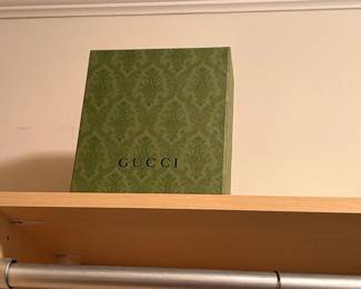 Gucci Green Embossed Packaging Box