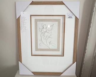White Magnolia Shadow Box Wall Art