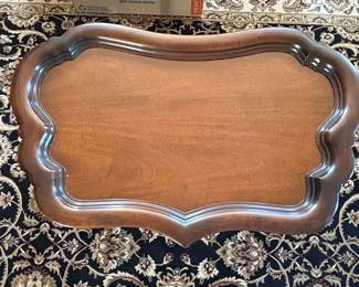 Maitland Smith Faux Bamboo Tray Table second image