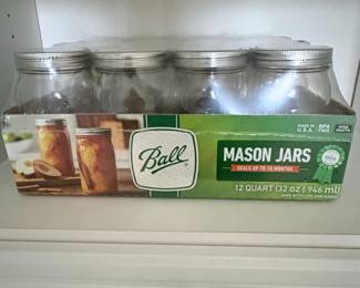 Ball Mason Jars, Quart  oz with Lids and Bands