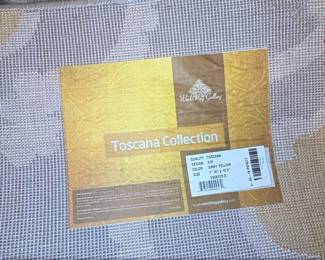 World Rug Gallery Toscana Collection Gray Yellow Quatrefoil Area Rug 10 x 10 second image