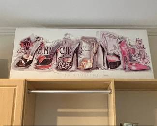 Jimmy Choo Its Showtime High Heel Art Print