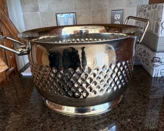 Hammered Stainless Steel Bowl