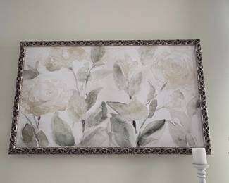 Floral Botanical Print Framed Wall Art