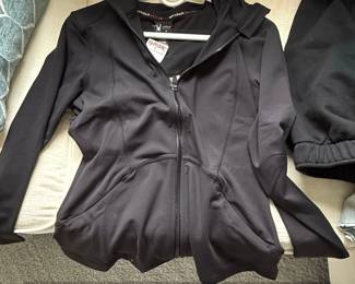 Spyder Active Womens Black Full Zip Hoodie Jacket