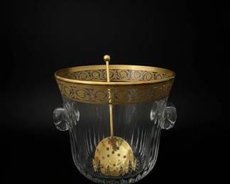 Cristal St. Louis Thistle Ice Bucket