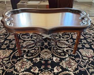 Maitland Smith Faux Bamboo Tray Table