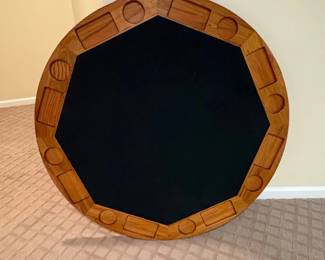 Octagonal Bumper Pool Table with Chairs fifth image