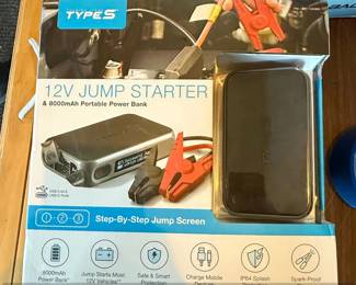 TYPES V Jump Starter  mAh Portable Power Bank
