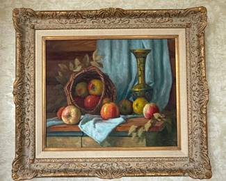 Still Life with Apples and Vase