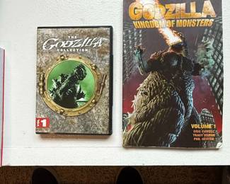 Godzilla Collection DVD and Godzilla Kingdom of Monsters Volume Graphic Novel