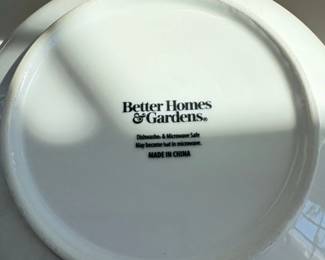 Better Homes  Gardens White Porcelain Round Serving Bowl second image