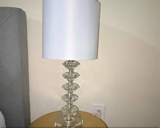 JONATHAN Y Nala Crystal Transitional Glam .in Chrome Table Lamp