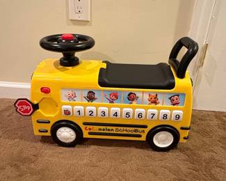 CoComelon Musical School Bus RideOn Toy