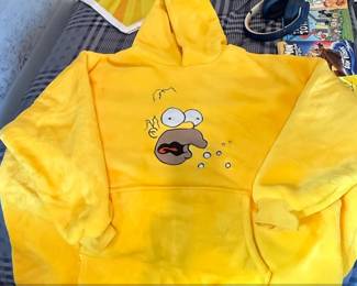 The Simpsons Homer Simpson Fleece Hooded Blanket
