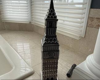 Big Ben Clock Tower Figurine with Working Clock