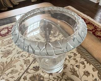 Large Cut Crystal Vase  Mikasa Germany second image