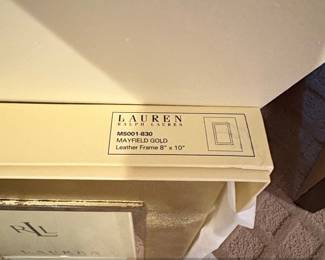 Ralph Lauren Mayfield Gold Leather Frame x Silverplate third image
