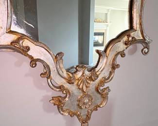 Ornate Giltwood Rococo Revival Mirror second image