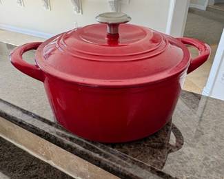 Tramontina Enameled Cast Iron Dutch Oven Qt Red