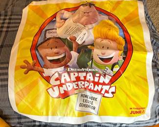 DreamWorks Captain Underpants Homework Excuse Generator Pillowcase