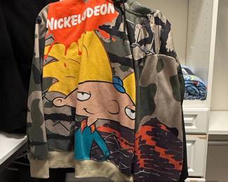 Members Only x Nickelodeon Hey Arnold Camo Hoodie
