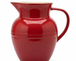 Farberware Red Ceramic Pitcher