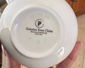 Genuine Bone China Bowl Set  Martha Stewart Basketweave second image