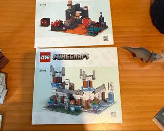LEGO Minecraft Instruction Booklets 