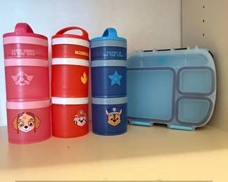 Whiskware Paw Patrol Stackable Snack Containers and Lunch Box Set