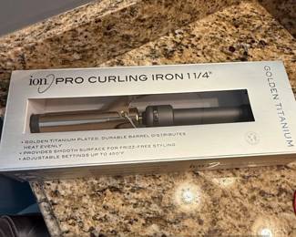 Ion Pro Curling Iron or Golden Titanium