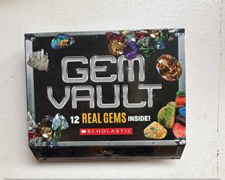 Scholastic Gem Vault Real Gems Inside Kit