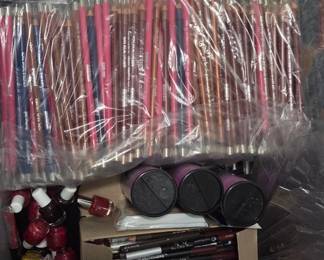 New makeup, eyeliner, pencils, nail polish priced under $2