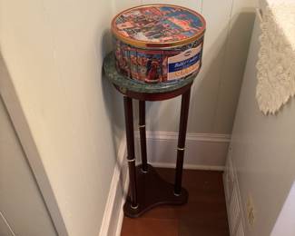 Marble Top Plant Stand