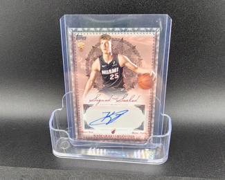 2025 Topps #BSI-KJ Kasparas Jakucionis Autographed Rookie Card