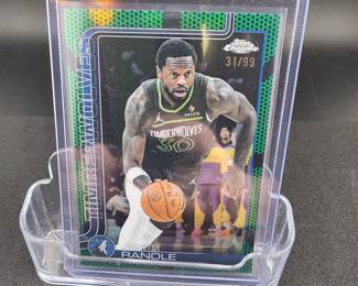 2025 Topps Chrome #123 Julius Randie Numbered 31/99 Card