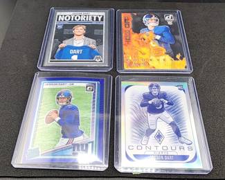 4 Jaxson Dart NFL Football Cards