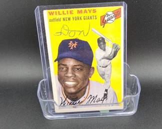 1954 Topps #90 Willie Mays Card