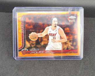 2025 Topps Chrome #161 Jaime Jaquez Jr Numbered 4/25 Card