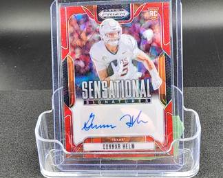 2025 Prizm Gunnar Helm Autographed Sensational Signatures Rookie Card