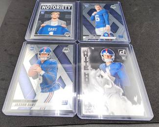 4 Jaxson Dart 2025 Panini Rookie Cards